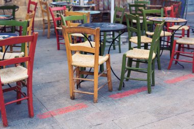 Sokak kafe. Rahat Açık Restoran