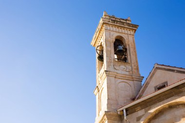 Ayia Napa Manastırı 'nın çan kulesi. Kıbrıs.