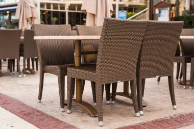 Sokak kafe. Rahat Açık Restoran