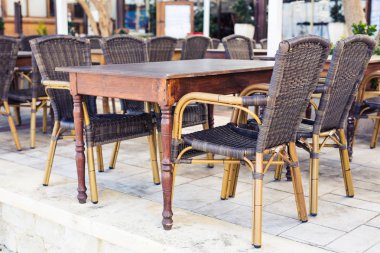 Sokak kafe. Rahat Açık Restoran