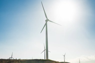 Alternatif enerji için rüzgar türbini. Eko güç kavramı