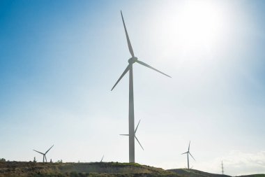 Alternatif enerji için rüzgar türbini. Eko güç kavramı