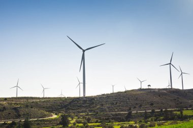 Alternatif enerji için rüzgar türbini. Eko güç kavramı