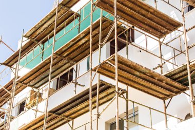 Bina yapım aşamasında