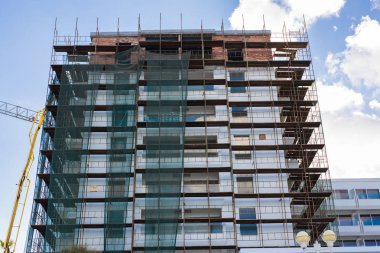 Bina yapım aşamasında