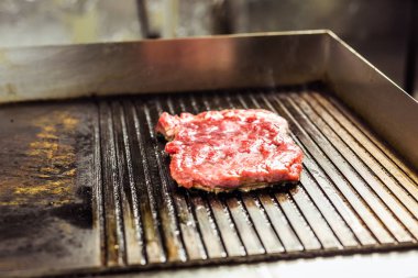 closeup ızgara biftek