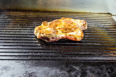 closeup ızgara biftek