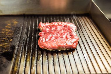 closeup ızgara biftek