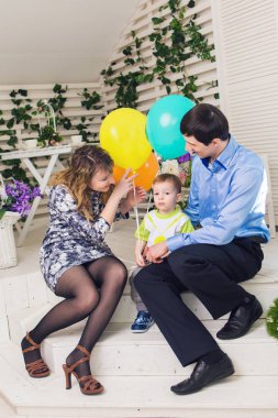 doğum günü kutlama anne ile çocuk