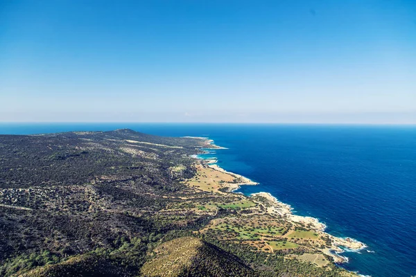 Chypre Akamas Peninsula National Park montagnes sommet — Photo