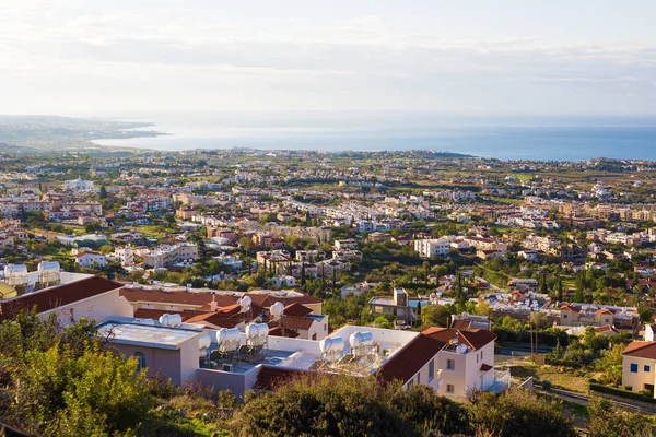 Vue panoramique sur le village de Chypre . — Photo