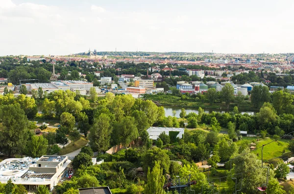 Панорамный вид на Прагу, Чехия — стоковое фото