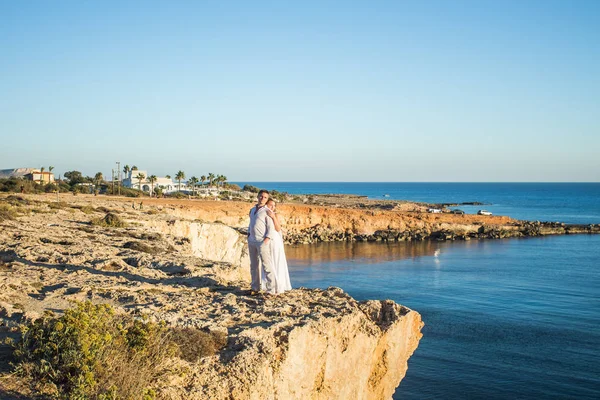 Casal Amor Praia Romance susceptibilidade Conceito — Fotografia de Stock