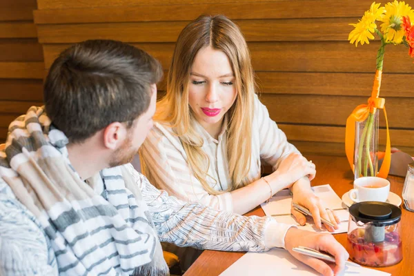 freelance working in coffee house happiness and smiling face