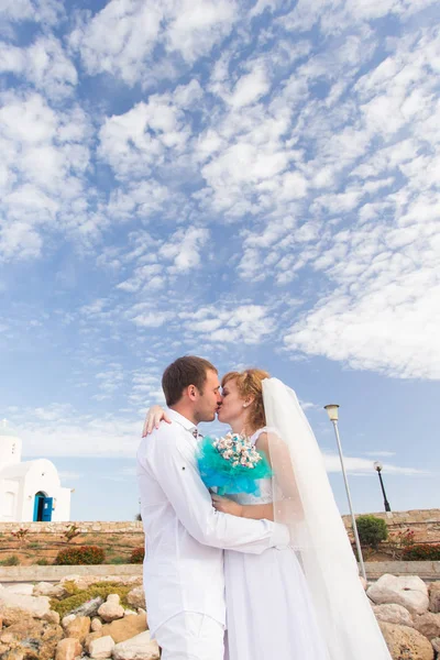 Gelin ve Damat Düğün günü deniz tarafından