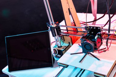 çalışma ve plastik prototip yazdırma 3d printerlere harcama maddeler