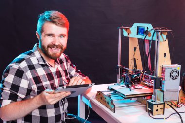 3D yazıcı kullanma office erkek mimar