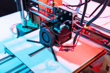 çalışma ve plastik prototip yazdırma 3d printerlere harcama maddeler