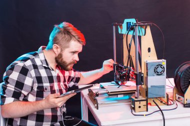 3D yazıcı kullanma office erkek mimar