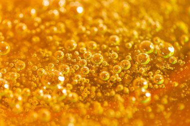 Depilasyon ve güzellik konsepti. Saç kesimi için balmumu ya da şeker macunu yakın çekim. Makro fotoğraf