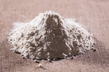 Tekstil arkaplan desen fotoğrafı üzerine beyaz un