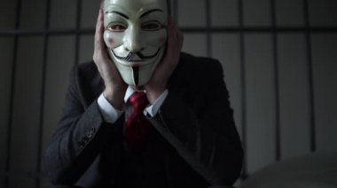 Yavaş dolly atış hapiste anonim hacker