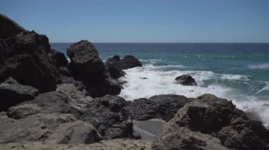 Noktası Dume ocean beach California