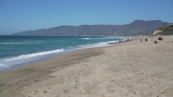 Playa de Santa Mónica, California — Vídeo de stock