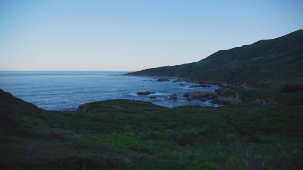 Wschód Słońca w Big Sur timelapse — Wideo stockowe