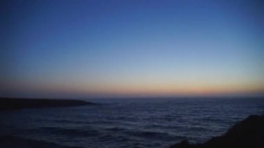 Spooners Cove bir görkemli günbatımı Timelapse