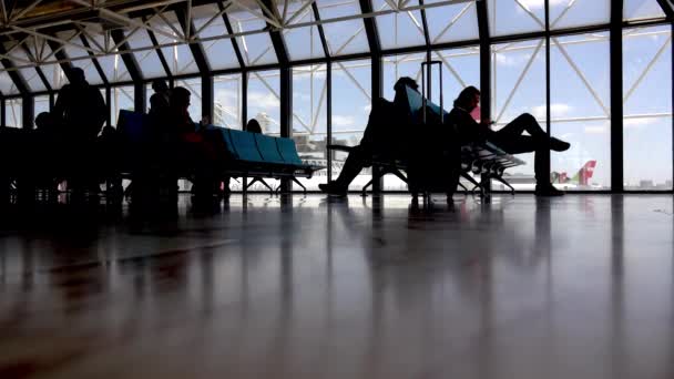 机场航站楼低视角 — 图库视频影像
