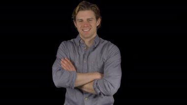 Hoş adam silah (şeffaf arka plan haçlar)