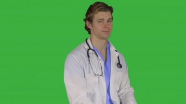 Düşünceli görünüyorsun doktor kamera (yeşil anahtar kapatır)