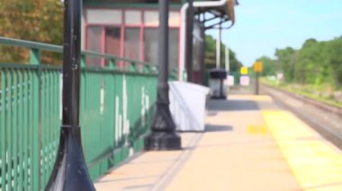 Bellport, Ny tren platformu görünümü
