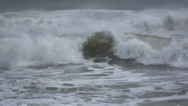 Detailní záběr zpomalené vlny — Stock video