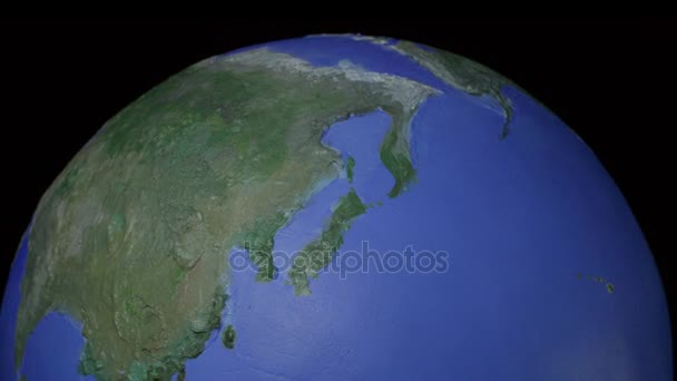 Boucle sans couture du haut du globe 