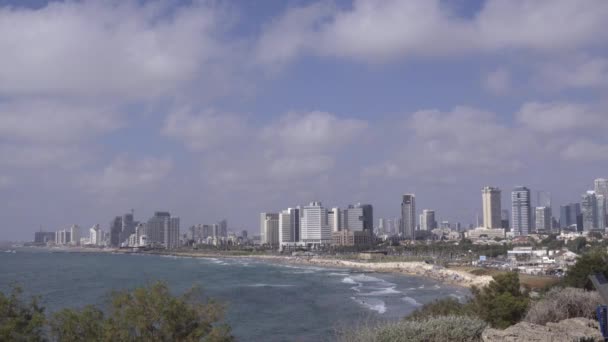 Güzel yaz gün Tel Aviv'de — Stok video