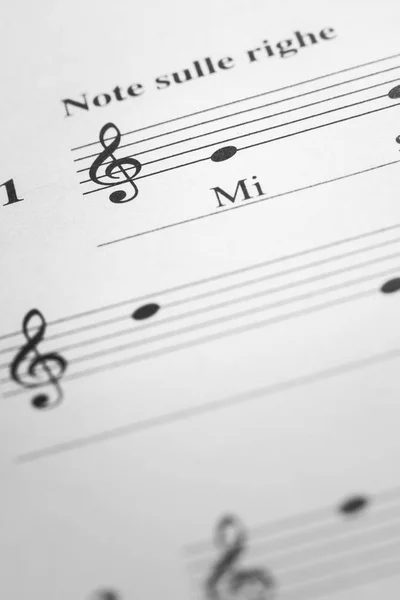 Music sheet background — Stock Photo, Image