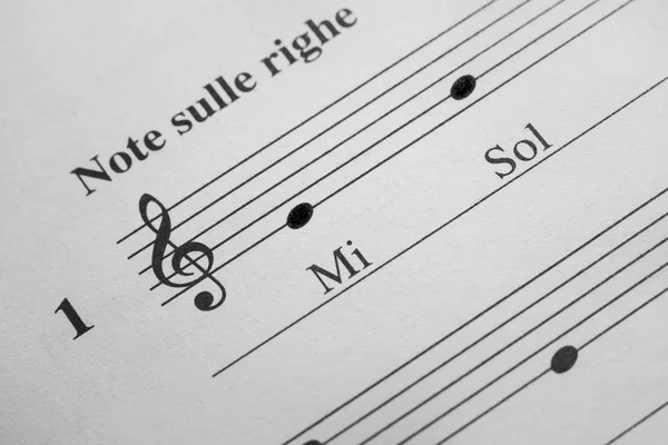 Music sheet background — Stock Photo, Image