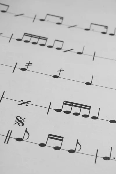 Music sheet background — Stock Photo, Image