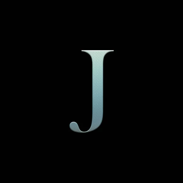 Buchstabe des Alphabets auf schwarzem Hintergrund — Stockfoto