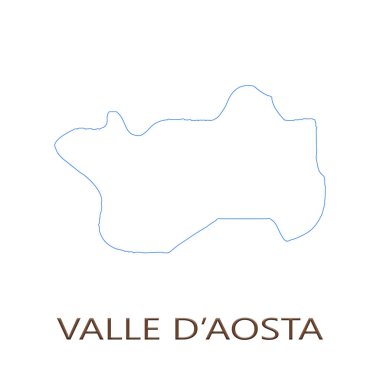 Veneto bölgesinde beyaz arka plan üzerinde