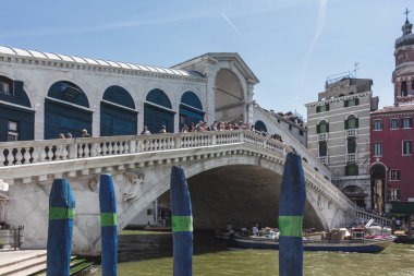 Görünümünü Rialto Köprüsü, Venedik, İtalya