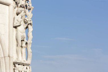 Adam görünümünü üzerinde Venedik Ducal Palace