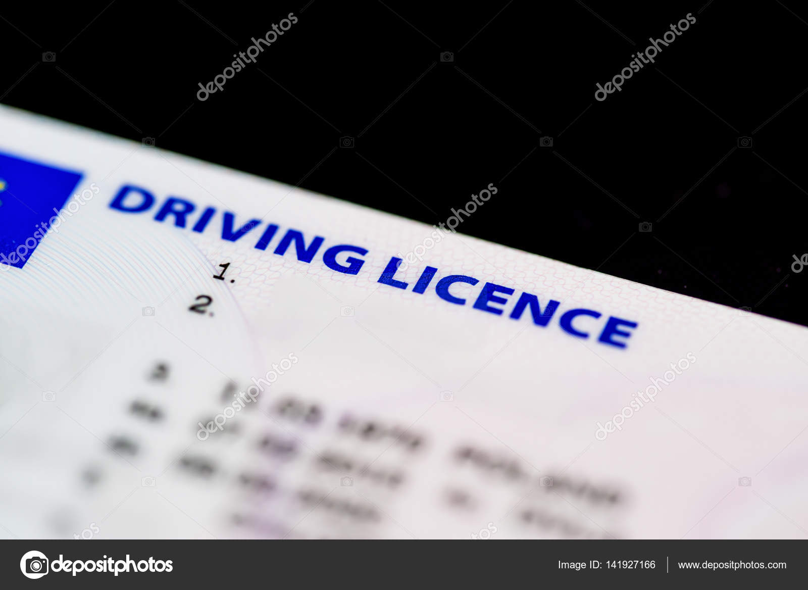 Reino Unido carta de condução — Fotografias de Stock © RobertChlopas