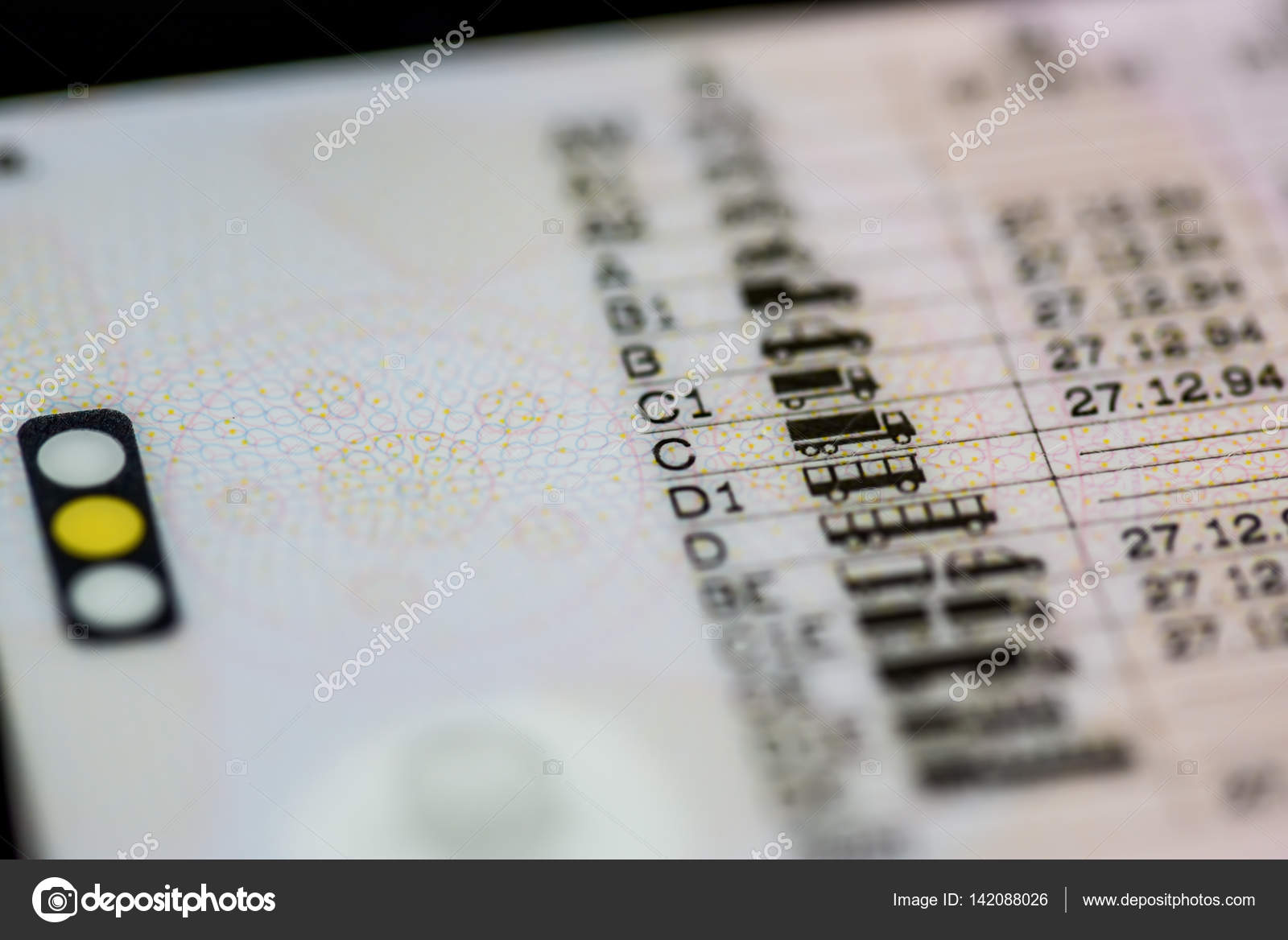 Driving licence categories — Stock Photo © RobertChlopas 142088026