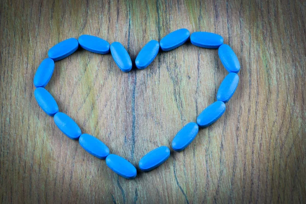 Viagra Genérico píldoras azules —  Fotos de Stock