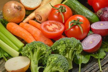 Taze sebze karışımı