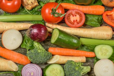 Taze sebze karışımı