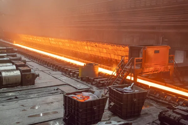 Metalurji Tesisi Atölye Sıcak Sac Metal Ürünleri — Stok fotoğraf